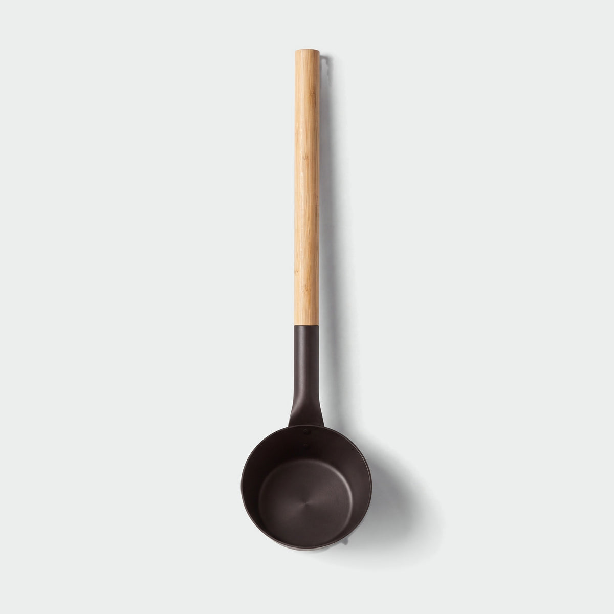 Rento Anodised Aluminium Sauna Ladle in Brown/Black - flat lay
