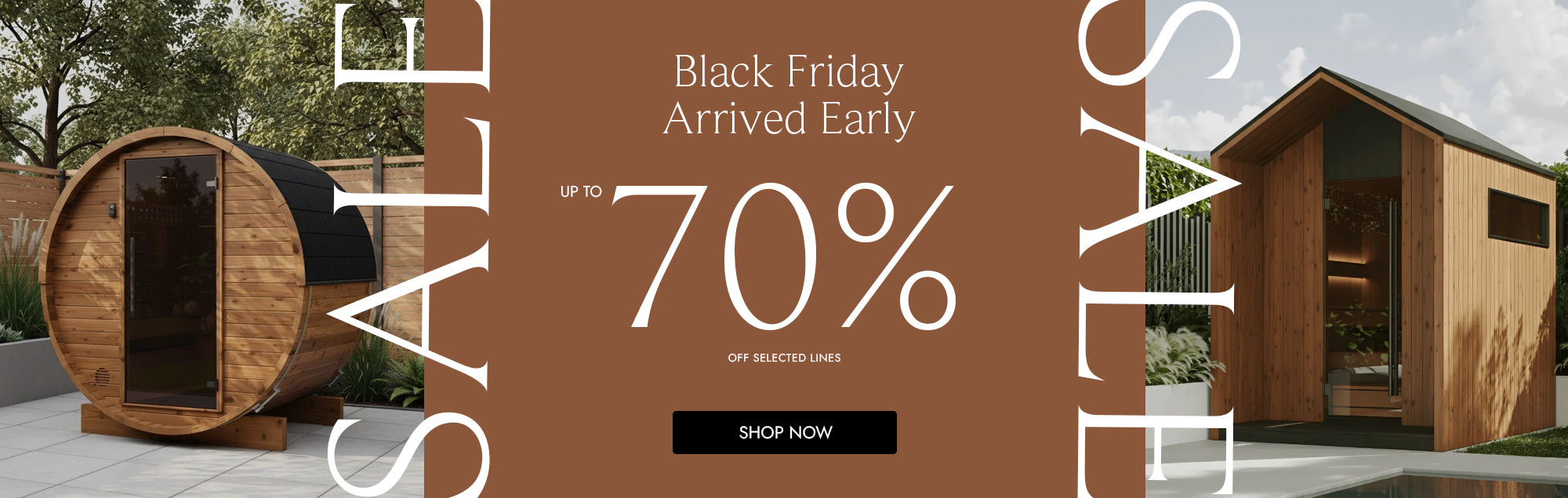 The Black Friday Sale at Finnmark Sauna