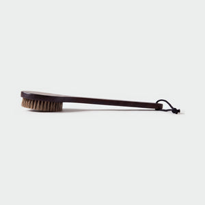 Rento Exfoliating Sauna Bath Brush Dark Bamboo & Natural Hair