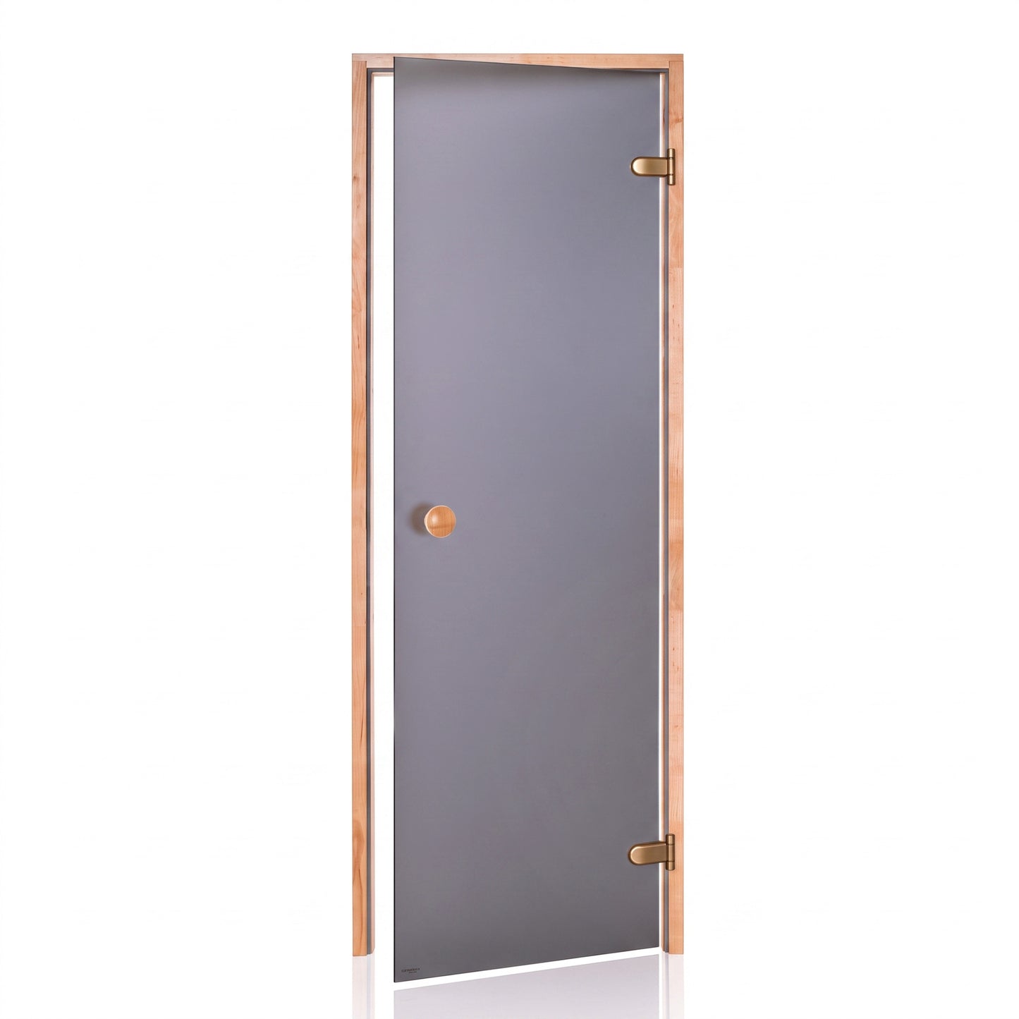 Glass Sauna Door with Thermo Aspen Frame (Standard)