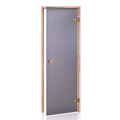Glass Sauna Door with Thermo Aspen Frame (Standard)