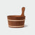 4 Living Sauna Bucket Heat Treated Alder 4 Litre