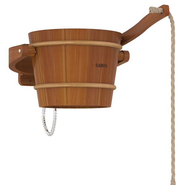Cedar Bucket Shower