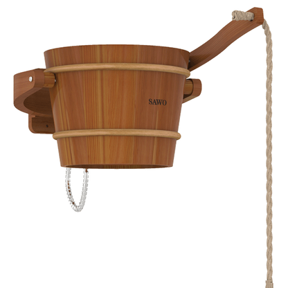 Cedar Bucket Shower
