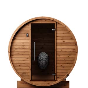Thermo Wood Barrel Sauna - Micro (2 Person)