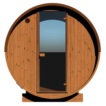 Thermo Wood Barrel Sauna - Regular (L: 223 & ø: 225 cm)