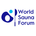 World Sauna Forum logo with blue and black design on a white background