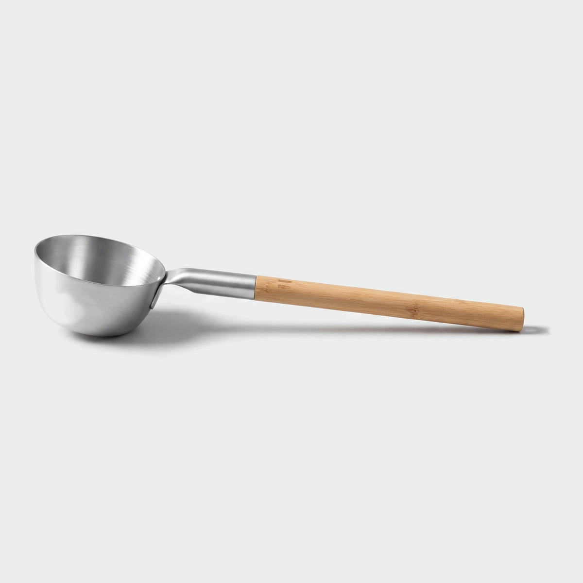 Rento Natural Anodised Aluminium Sauna Ladle - side profile