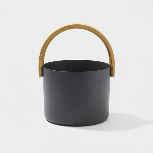 KOLO Rounded Sauna Bucket Black - hero