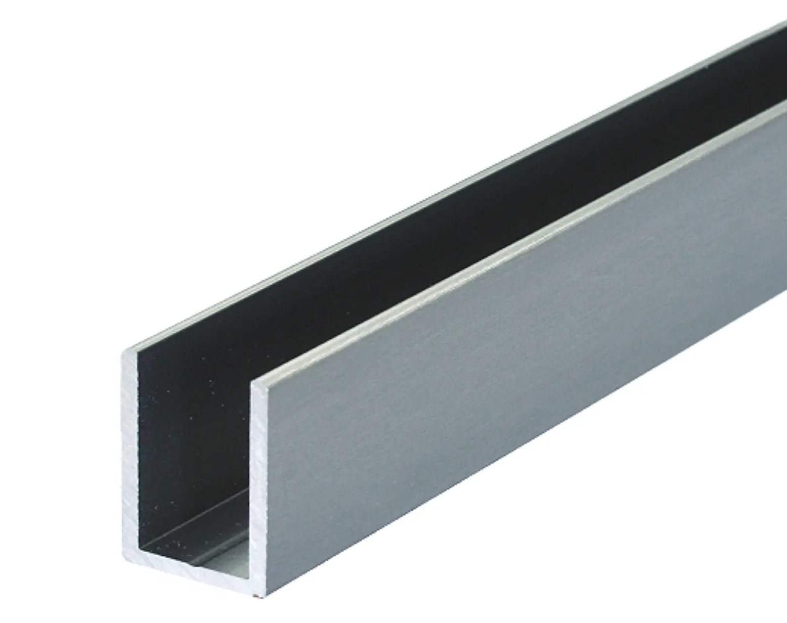 Aluminium U-Channel for Sauna Glass & Shower Screens | Finnmark Sauna