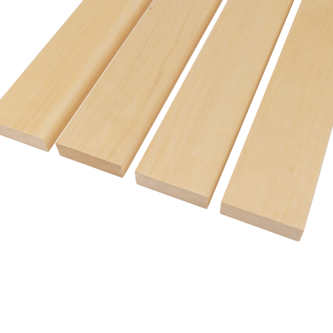 Aspen Sauna Wood Bench Boards 90mm (Pack of 4) by Finnmark Sauna Sauna Timber | Finnmark Sauna