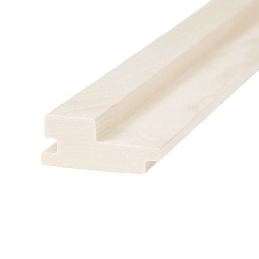 Aspen Sauna Wood Cladding Step 64mm (Pack of 4) by Finnmark Sauna Sauna Timber | Finnmark Sauna