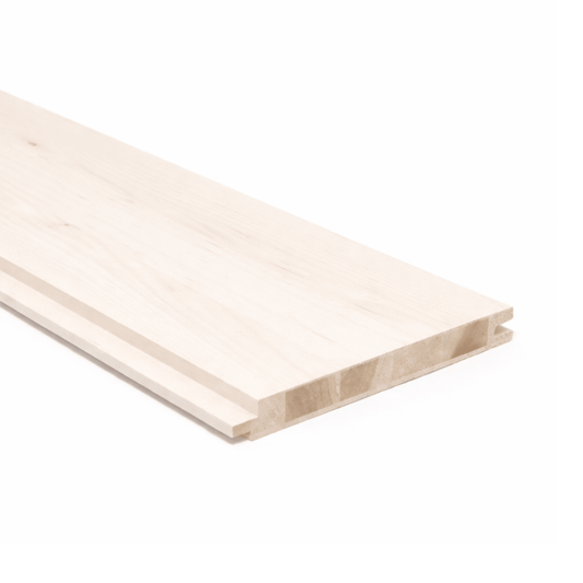 Aspen Sauna Wood Cladding STS3 120mm (Pack of 6) by Finnmark Sauna Sauna Timber | Finnmark Sauna