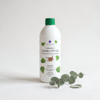 Emendo Eucalyptus Sauna Scent (500ml) with dried eucalyptus