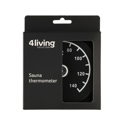 Black Sauna Thermometer Sauna Thermometer/Hygrometer | Finnmark Sauna