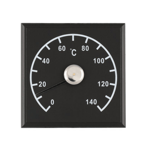 Black Sauna Thermometer