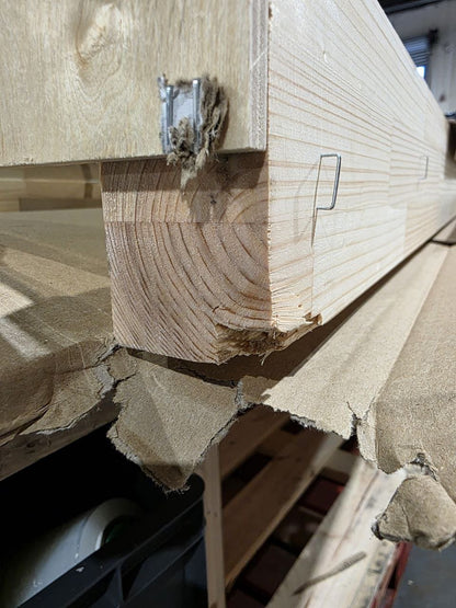 Bronze Glass Sauna Door with Pine Frame and Bronze Hinges (Standard) - (B - Stock) Sauna Door | Finnmark Sauna