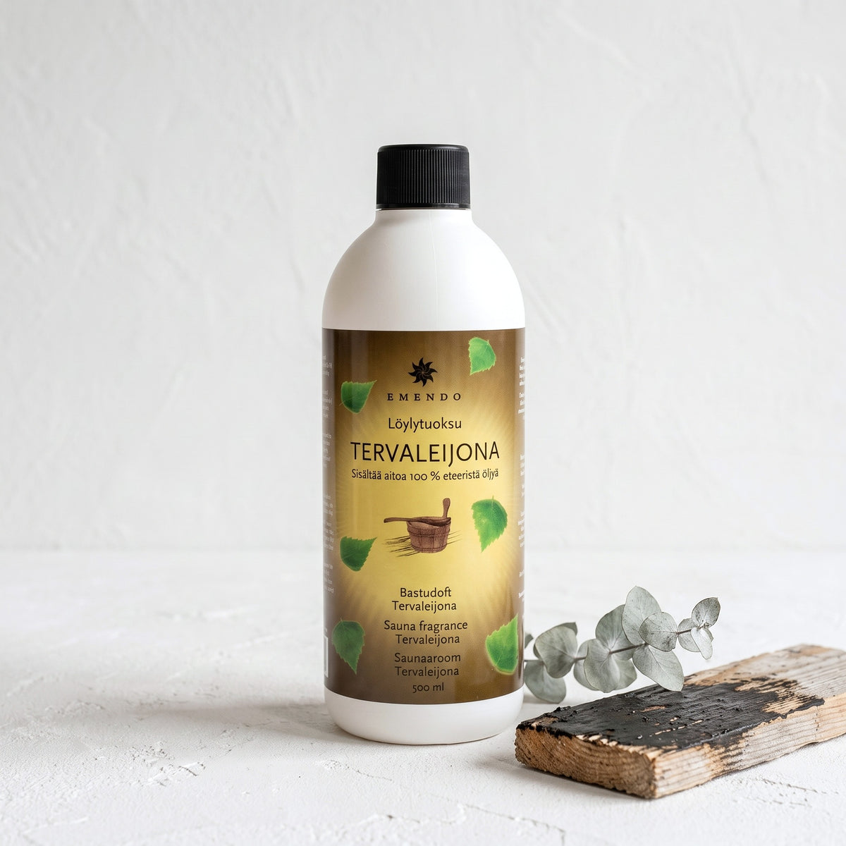 Emendo Tervaleijona Sauna Scent (500ml) with pine tar and eucalyptus
