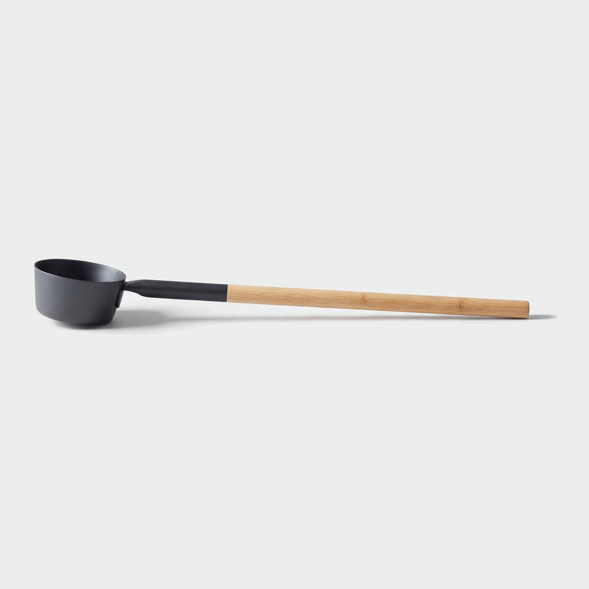 Rento Anodised Aluminium Commercial Sauna Ladle in Dark Grey (Extra Long) - side profile