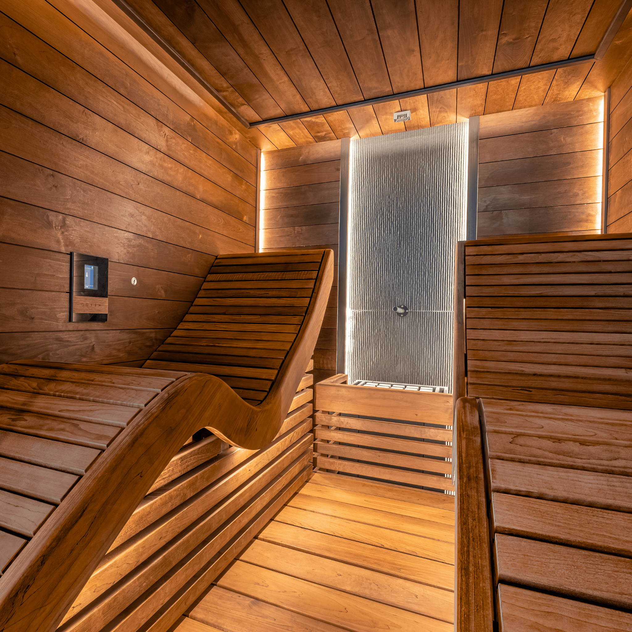 Dark Thermo Alder Sauna Wood Cladding STS4 120mm (Pack of 6) Sauna Timber | Finnmark Sauna