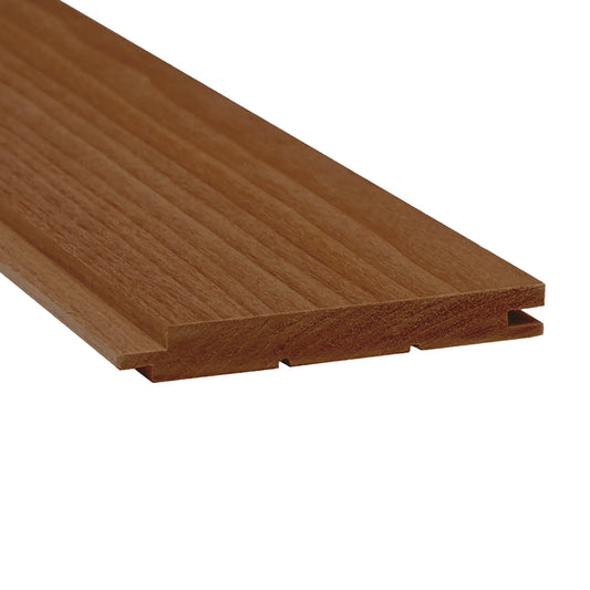 Dark Thermo Alder Sauna Wood Cladding STS4 120mm (Pack of 6) Sauna Timber | Finnmark Sauna
