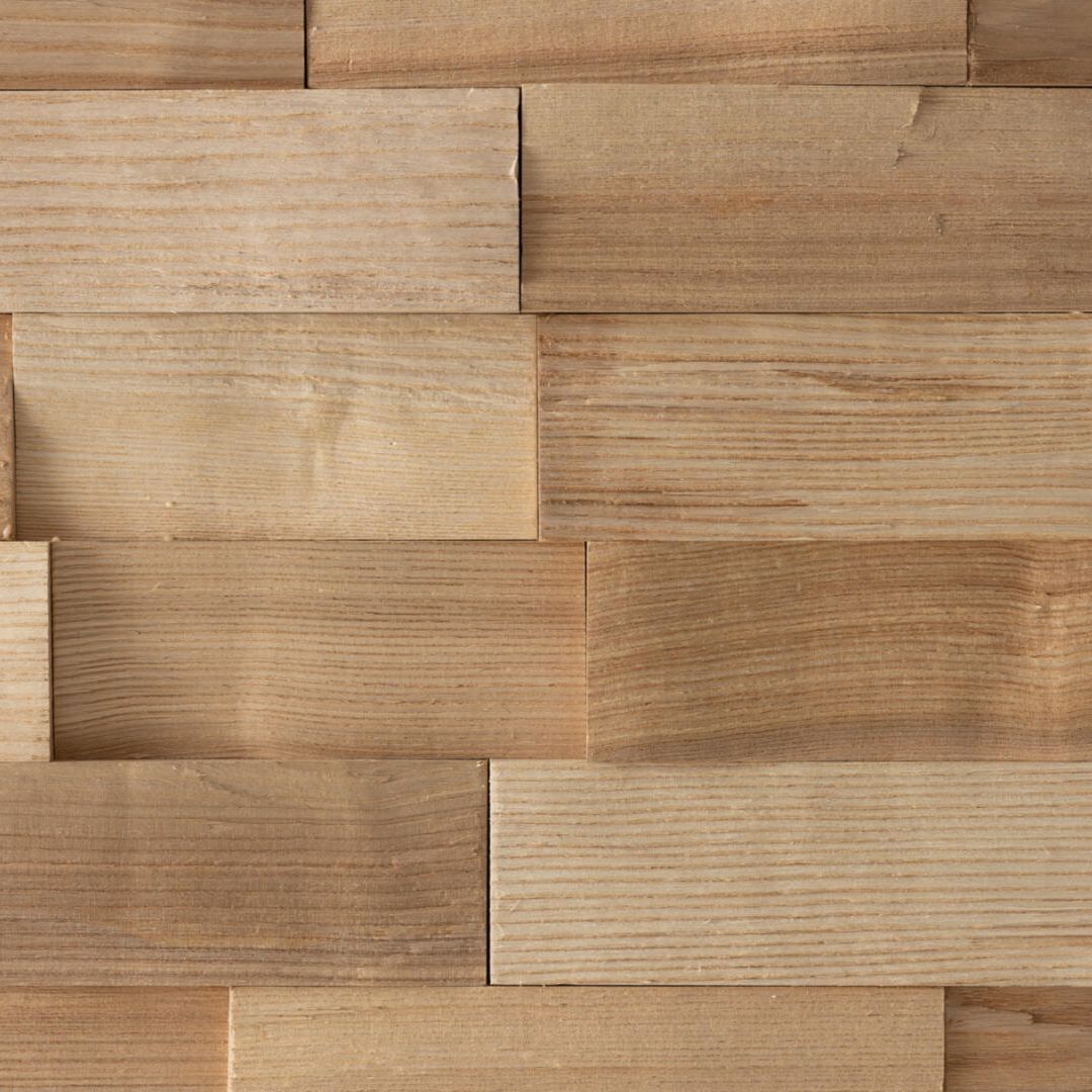 Decorative Ash Wood Wall Panel - Rectangle (1 m²) Sauna Kits | Finnmark Sauna