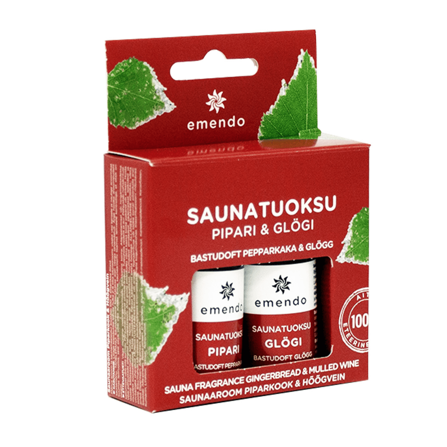 Emendo Gingerbread and Mulled Wine Scents (2 x 10ml) | Finnmark Sauna Sauna Scents | Finnmark Sauna