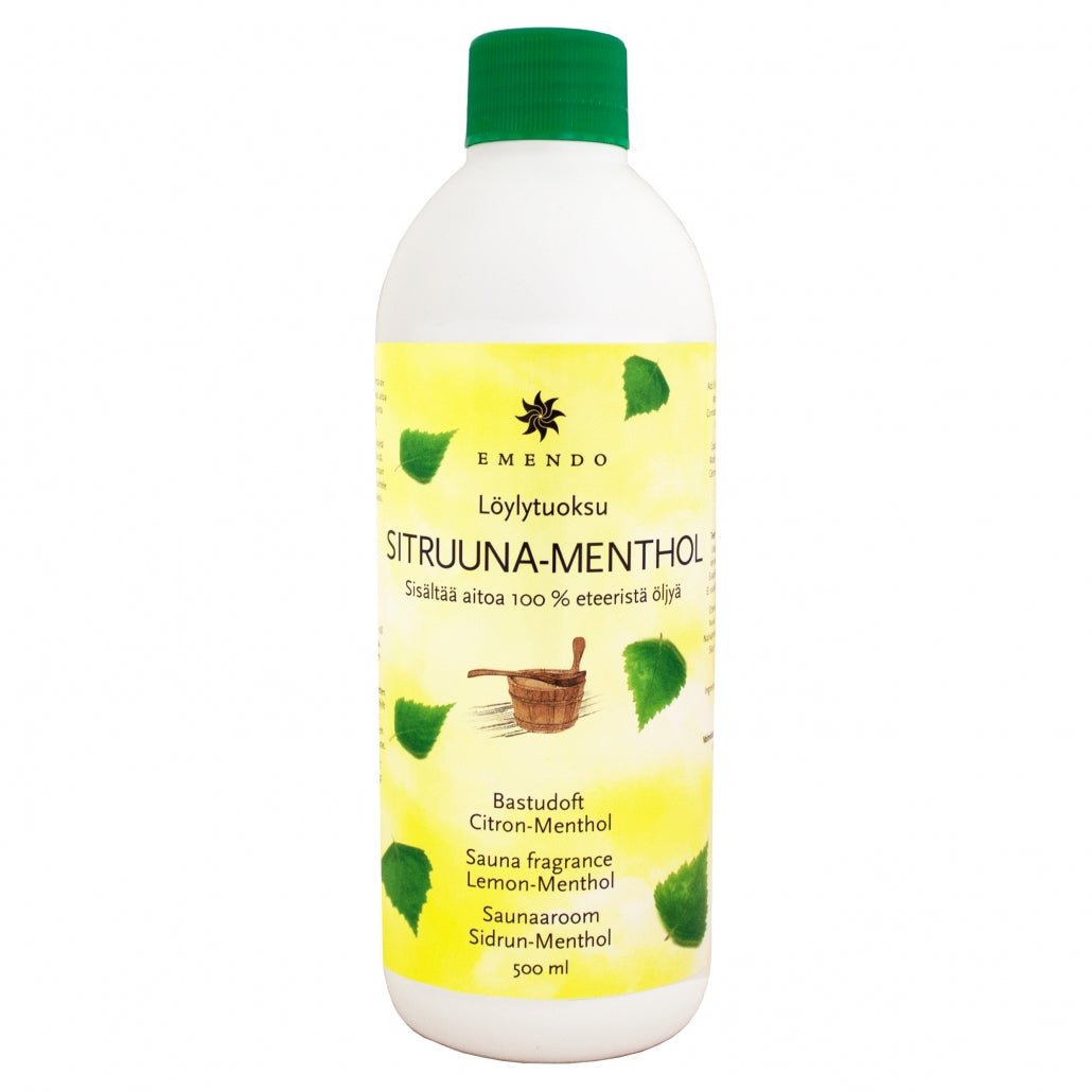 Emendo Lemon & Menthol Sauna Scent (500ml) | Finnmark Sauna Sauna Scents | Finnmark Sauna