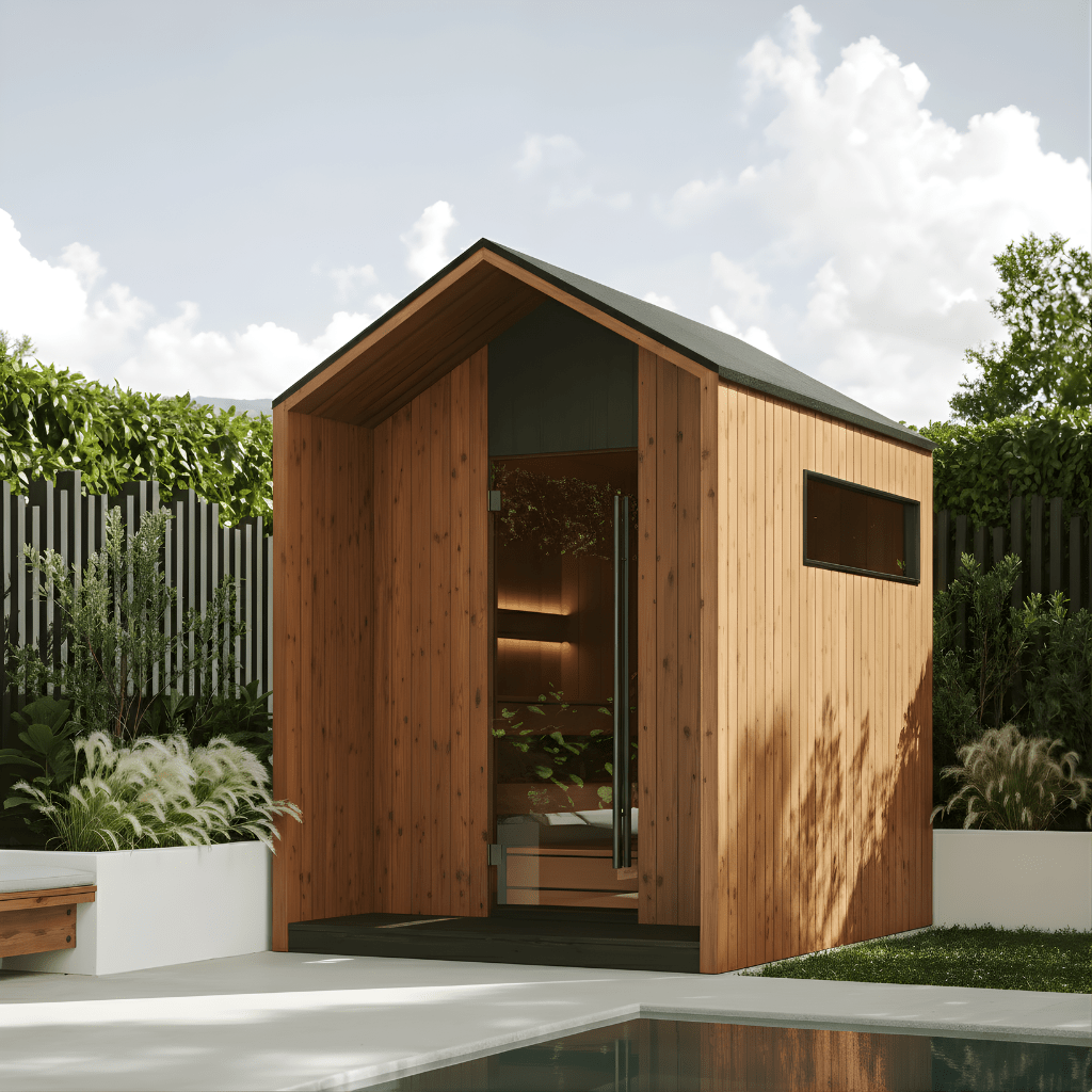 Finnmark AIRA® Outdoor Sauna (4 - 6 Person) Modular Outdoor Sauna | Finnmark Sauna