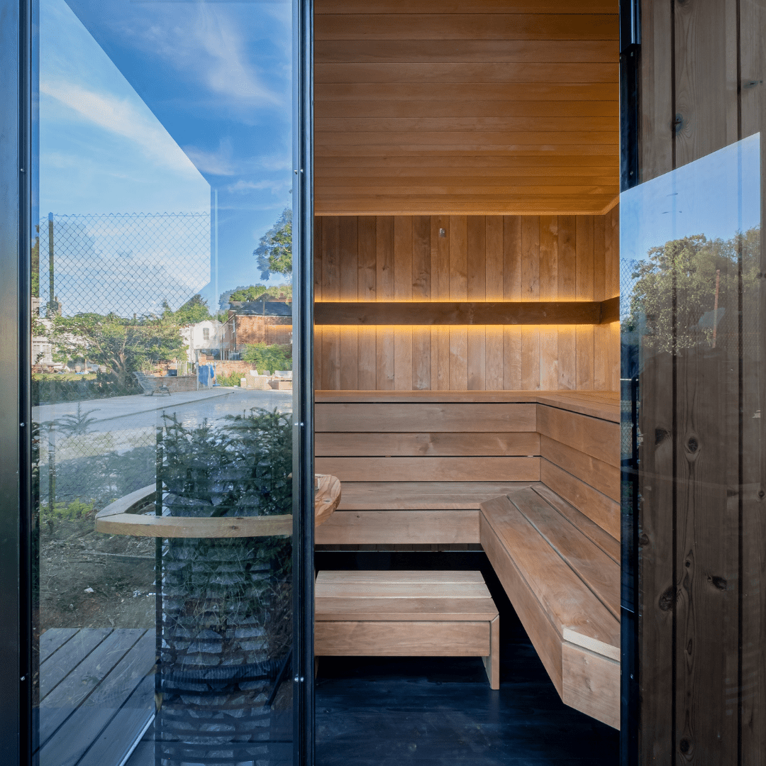 Finnmark EDEN® Outdoor Sauna (5 - 6 Person) Modular Outdoor Sauna | Finnmark Sauna