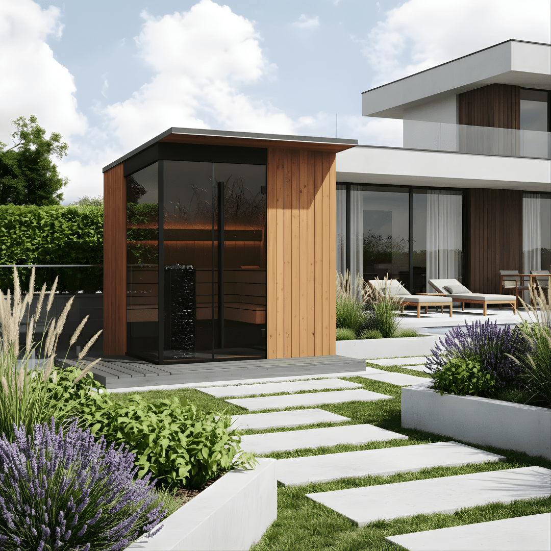 Finnmark EDEN® Outdoor Sauna (5 - 6 Person) Modular Outdoor Sauna | Finnmark Sauna