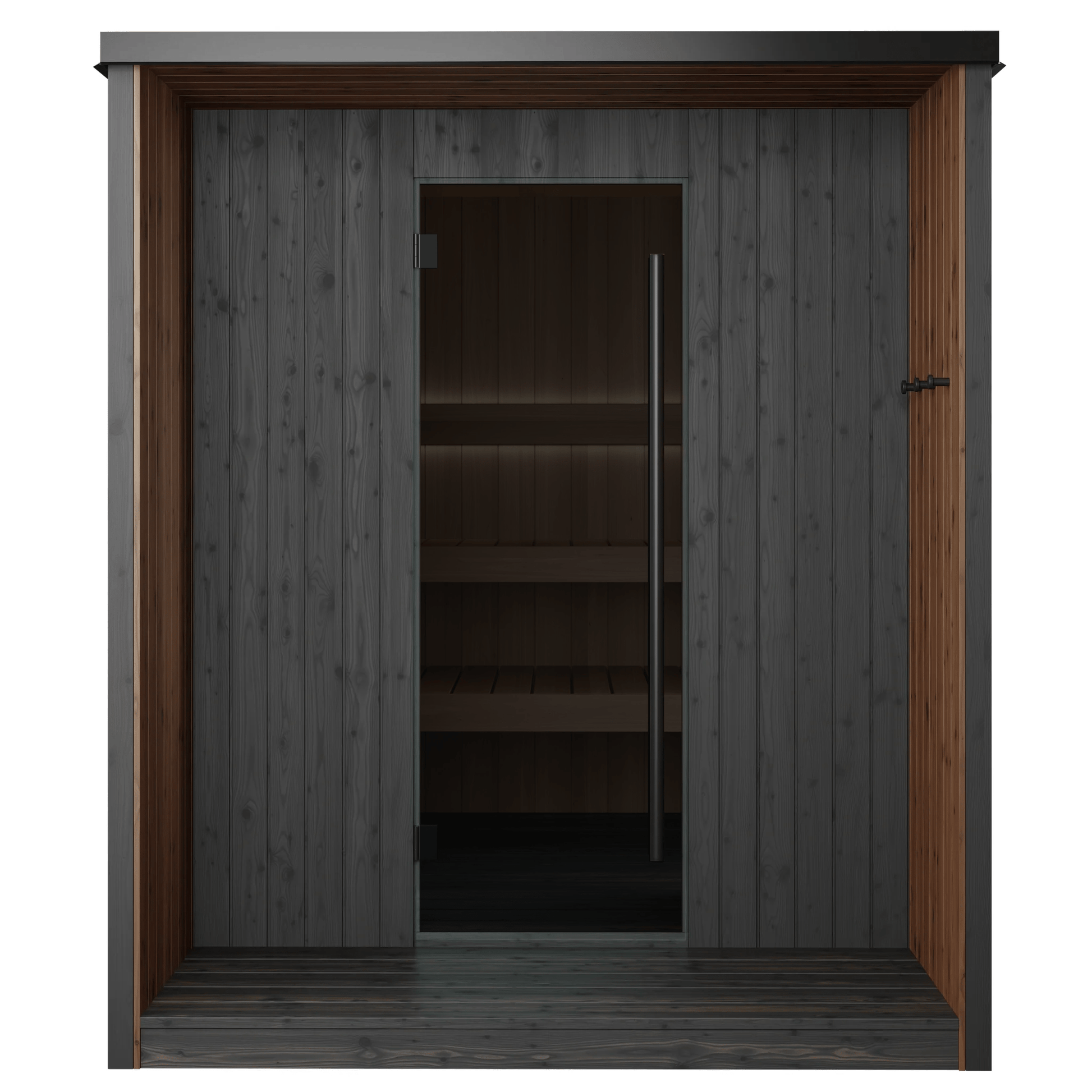 Finnmark IGNIS® Black Outdoor Sauna (3 - 4 Person) Modular Outdoor Sauna | Finnmark Sauna