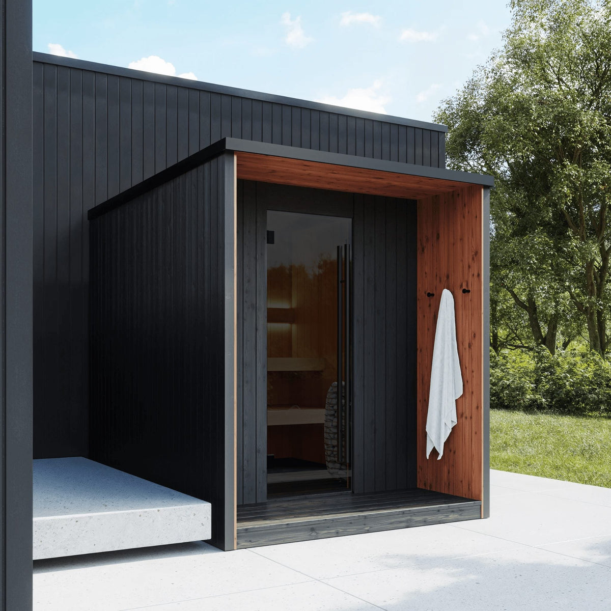 IGNIS® Black Outdoor Sauna (3-4 Person)