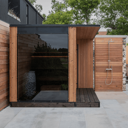 Finnmark URSA® Outdoor Sauna (3 - 4 Person) Modular Outdoor Sauna | Finnmark Sauna