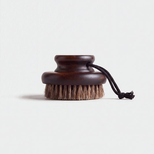 Rento Wooden Body Brush Dark Bamboo & Natural Hair - hero