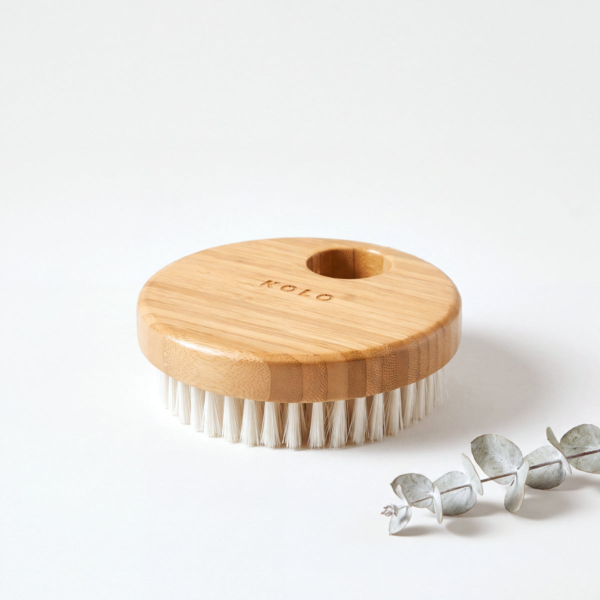 KOLO Bamboo Brush with dried eucalyptus