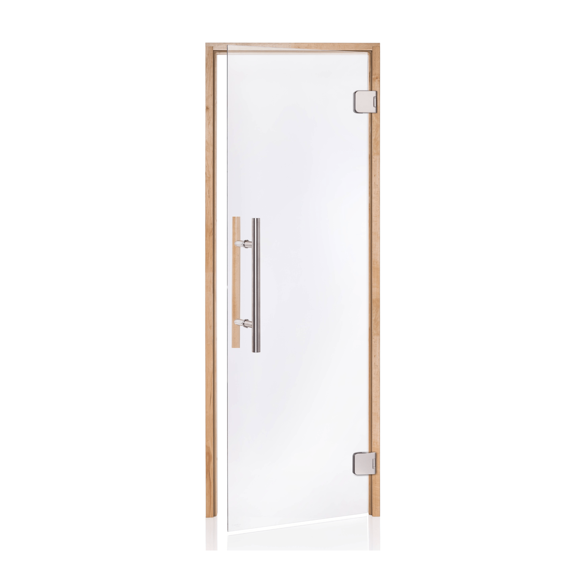 Glass Sauna Door with Alder Frame (Premium) Sauna Door | Finnmark Sauna