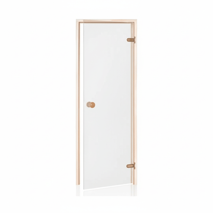 Glass Sauna Door with Aspen Frame (Standard) Sauna Door | Finnmark Sauna