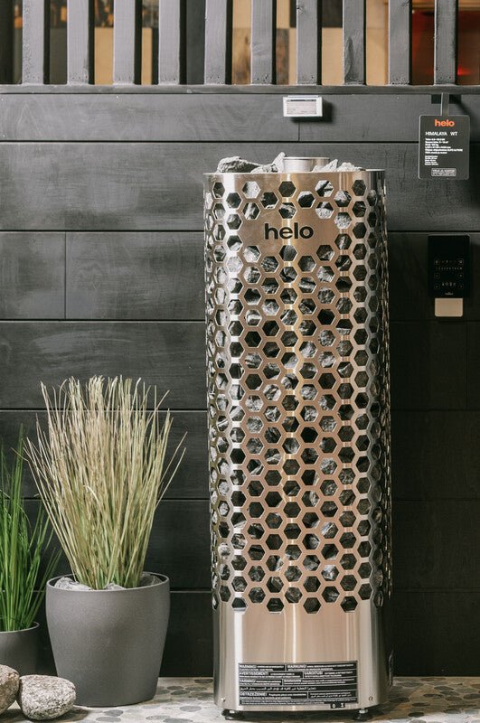 Helo Himalaya Electric Sauna Heater (Chrome) Electric Sauna Heater | Finnmark Sauna