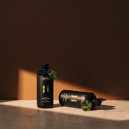Rento Forest Sauna Scent 400ml - lifestyle in sunlight