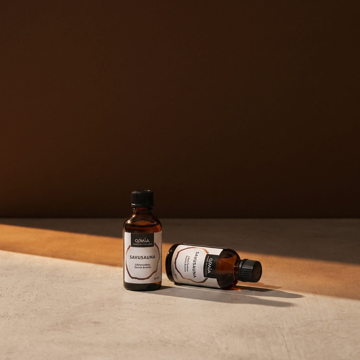 Smoke Sauna Aroma by Osmia (50ml) - lifestyle in sunlight