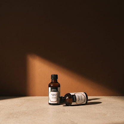 Honey Herb Sauna Aroma by Osmia (50ml) - lifestyle in sunlight