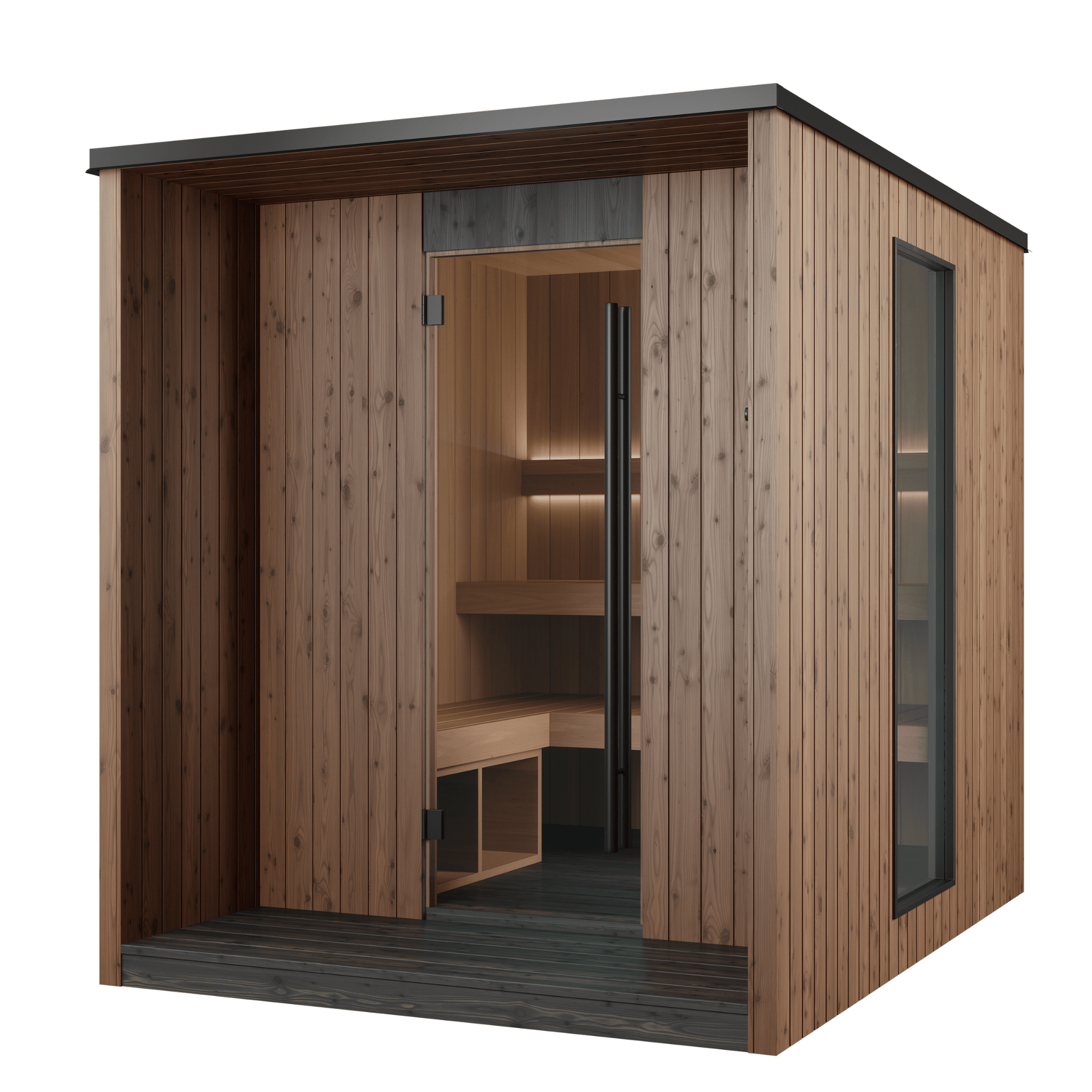 IGNIS® Outdoor Sauna (3 - 4 Person) Modular Outdoor Sauna | Finnmark Sauna