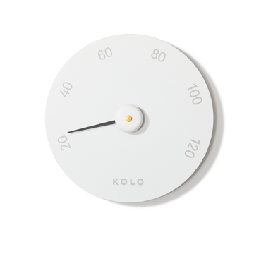 KOLO Sauna Thermometer White | Finnmark Sauna