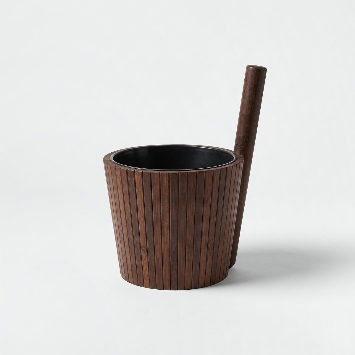Rento Dark Bamboo Duo Sauna Bucket 5 Litre - interior