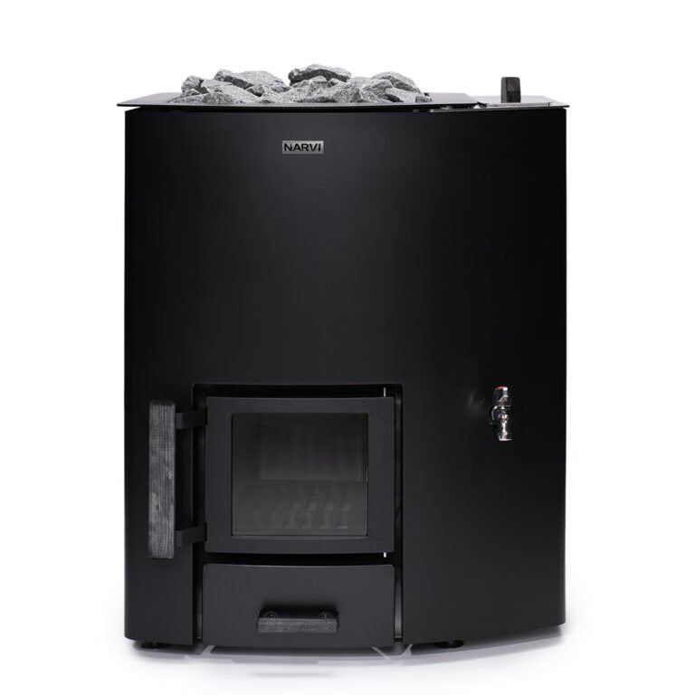 Narvi NC 20 Wood Burning Sauna & Water Heater Wood Burning Sauna Heater | Finnmark Sauna