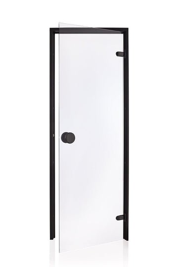 Raiser Black - Glass Sauna Door