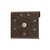 Rento Aluminium Sauna Thermometer Brown/Black