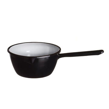 Rento Enamel Sauna Ladle in Black (0.9L)