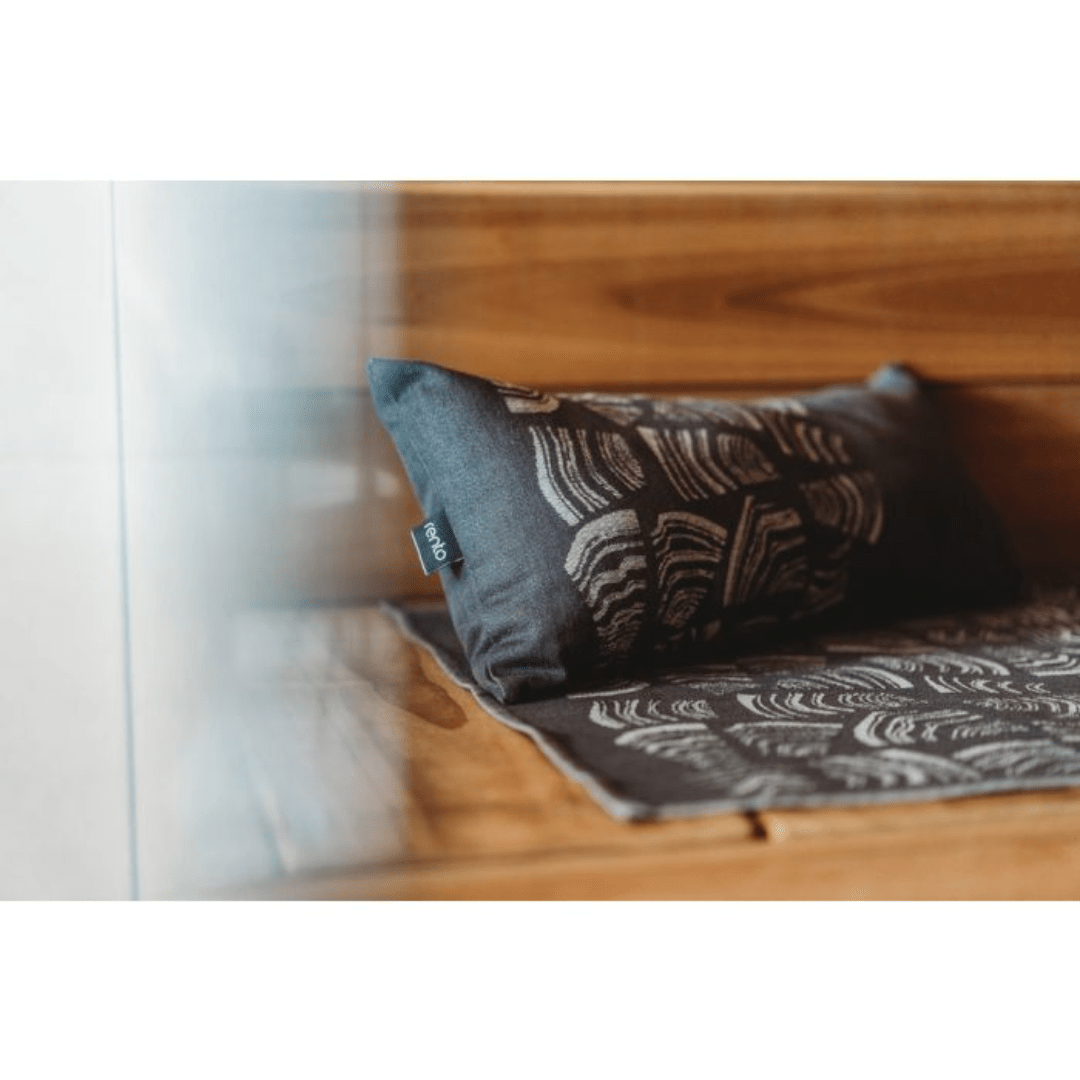 Rento Pino Sauna Seat Cover Black Sauna Seat Cover | Finnmark Sauna